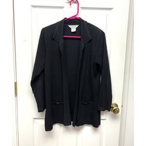 Exclusively Misook Black Cardigan Capsule Piece Shoulder Pads, Petite Size MP